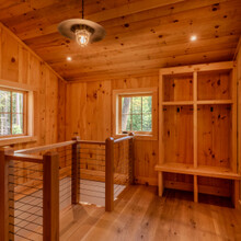 wooden cubbies